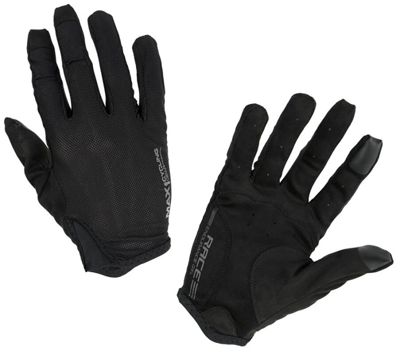 dlouhoprsté rukavice MAX1 vel.XL černé Barva: Černá, Velikost: XL