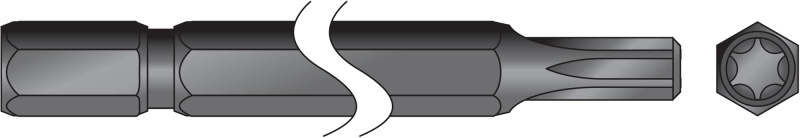 Bit šroubovací Kokeš T30 150 mm