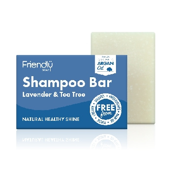 Friendly Soap přírodní mýdlo na vlasy levandule a tea tree, 95g