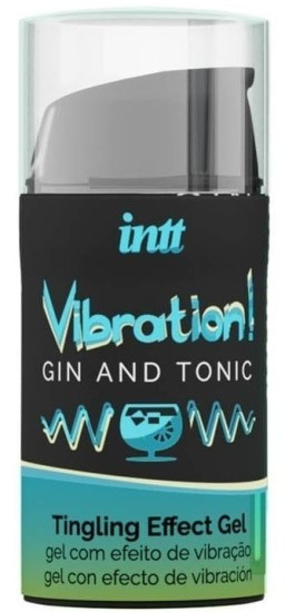 intt Vibration! Tingling effect gel - Gin and tonic 15 ml