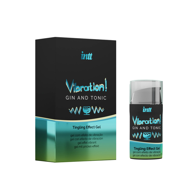 intt Vibration! Tingling effect gel - Gin and tonic 15 ml