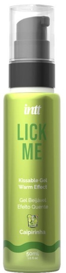 INTT Lick me Slíbatelný gel s hřejivým efektem 50 ml - Caipirinha