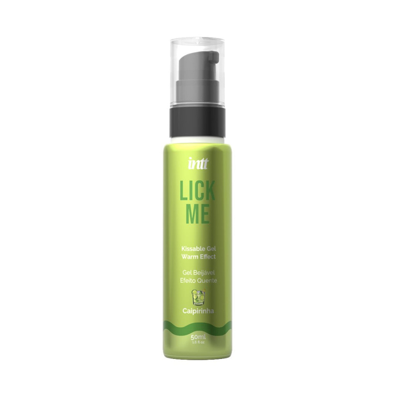 INTT Lick me Slíbatelný gel s hřejivým efektem 50 ml - Caipirinha