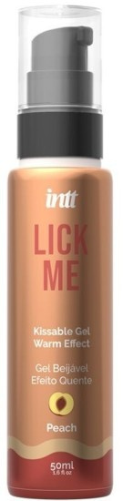 INTT Lick meSlíbatelný gel s hřejivým efektem 50 ml - Peach