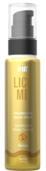 INTT Lick me Slíbatelný gel s hřejivým efektem 50 ml - Honey