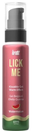 INTT Lick meSlíbatelný gel s hřejivým efektem 50 ml - Watermelon