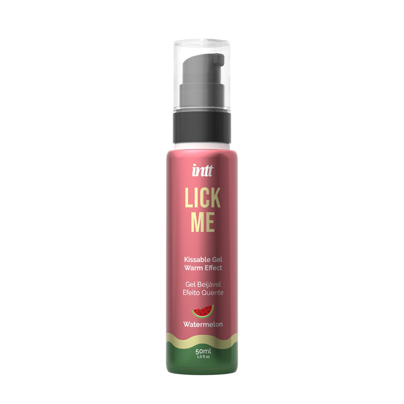 INTT Lick meSlíbatelný gel s hřejivým efektem 50 ml - Watermelon
