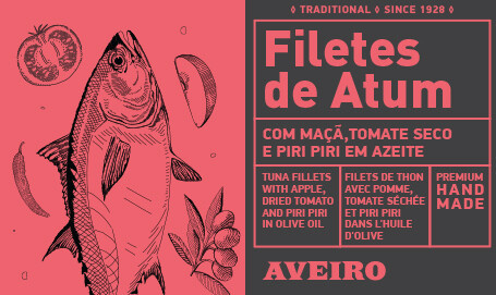 Aveiro Filety z Tuňáka 120 g - s jablky, sušeným rajčetem a piri piri papričkou