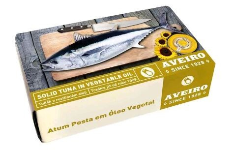 Aveiro tuňák kousky v rostlinném oleji 120 g