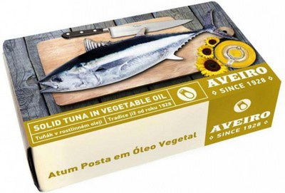 Aveiro tuňák kousky v rostlinném oleji 120 g