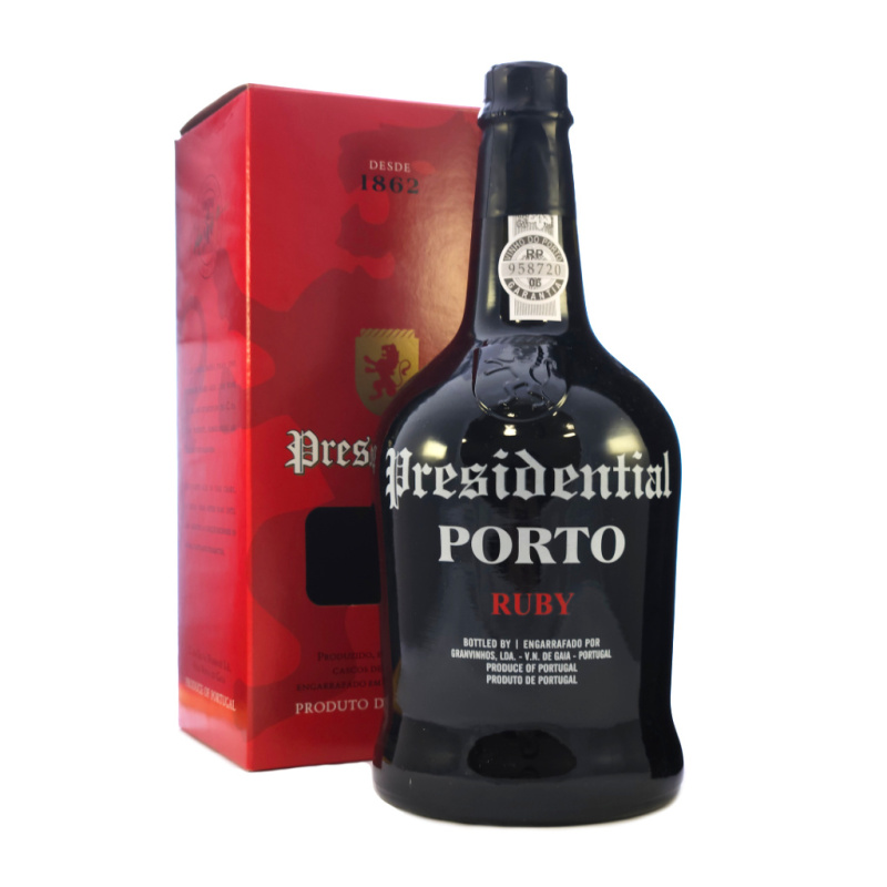 Porto Presidential Ruby 19% 0,75l (dárková krabice)