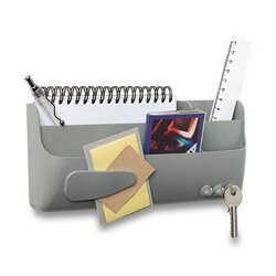 Bi-Office Smartbox - držák na příslušenství k tabulím - šedý