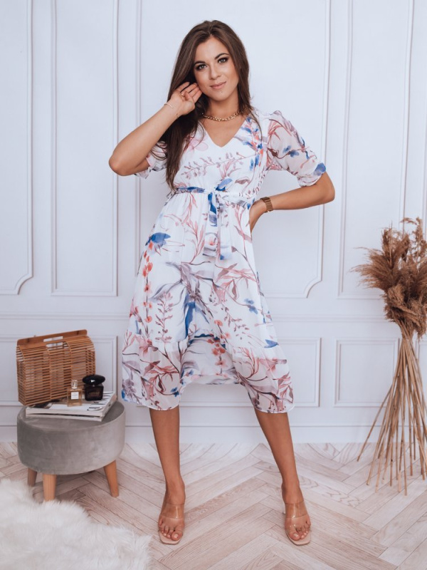 Šaty SELIA bílé Dstreet EY1868 S