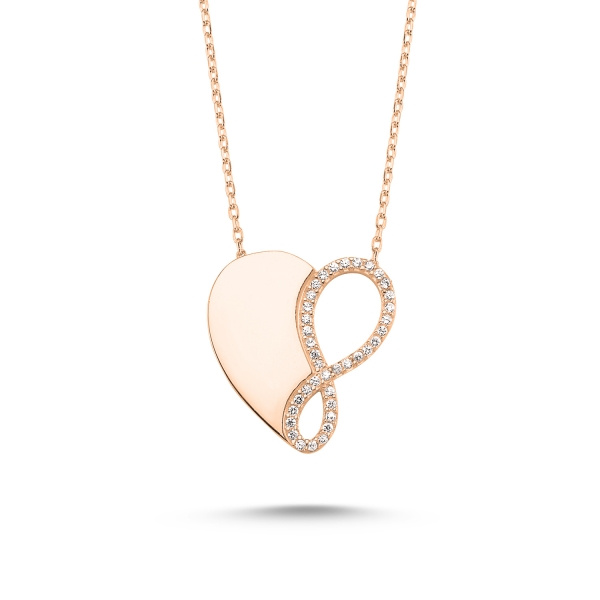 Olivie Stříbrný řetízek ROSE SRDCE 4349