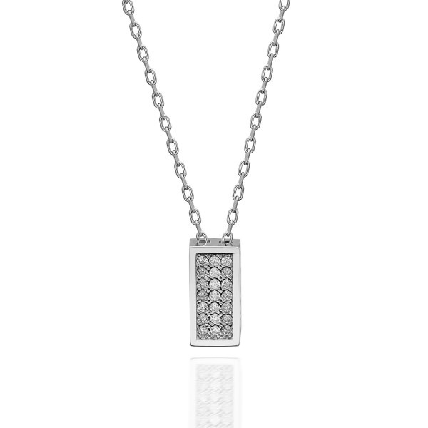 Olivie Stříbrný náhrdelník se Swarovski krystaly 2324