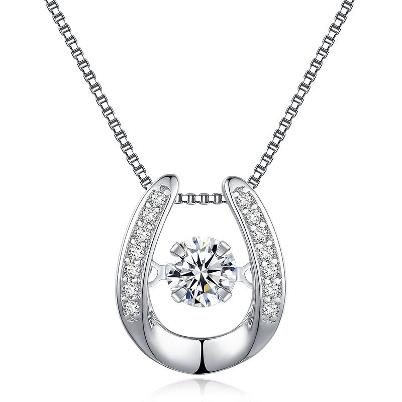 Olivie Stříbrný náhrdelník PODKOVA 4948