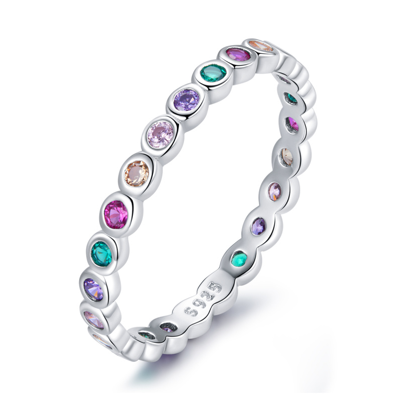 Olivie Stříbrný prstýnek COLORS 5021 Velikost prstenů: 6 (EU: 51-53)