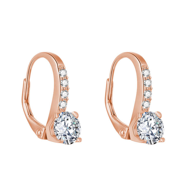 Olivie Stříbrné náušnice ROSE 5145