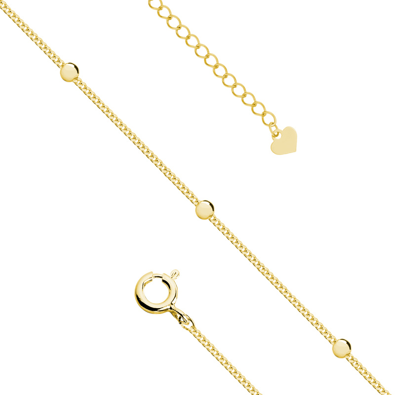 Olivie Stříbrný řetízek na nohu MARRY GOLD 5287