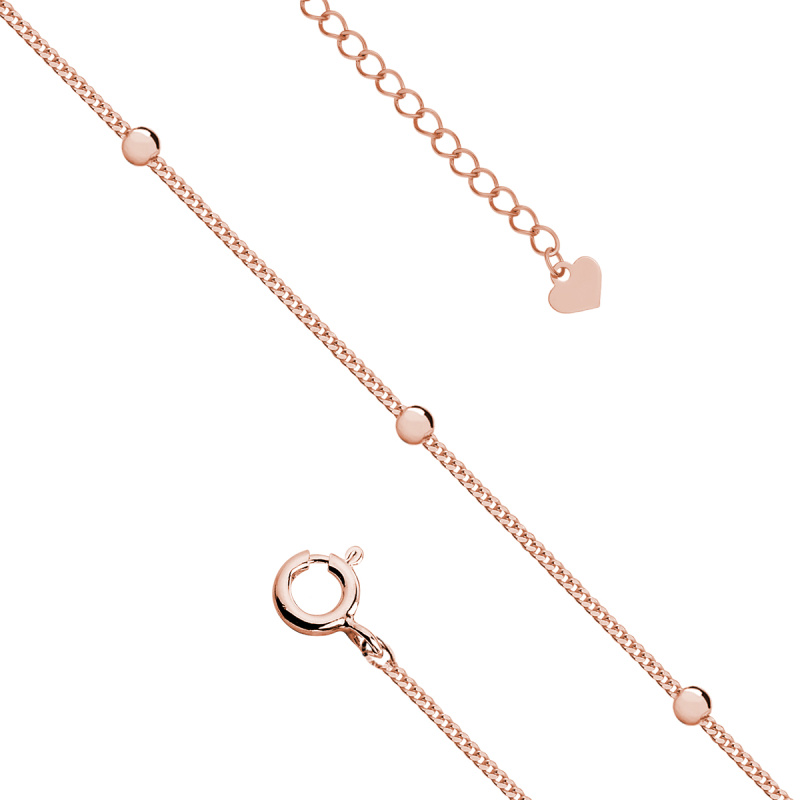 Olivie Stříbrný řetízek na nohu MARRY ROSE 5288