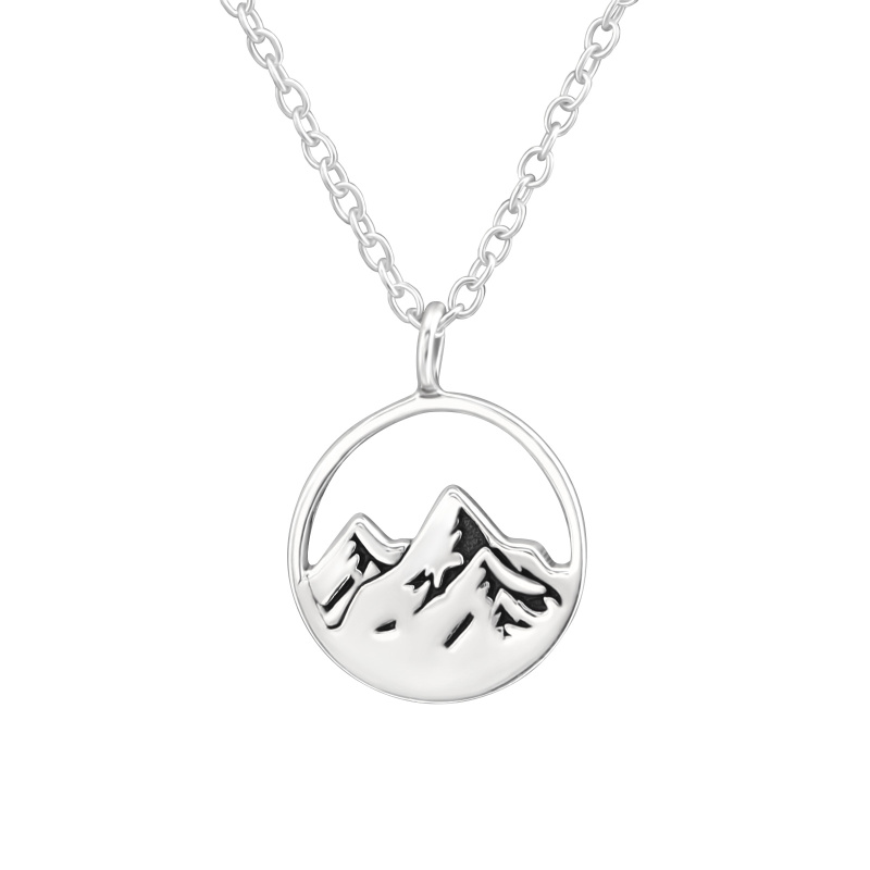 Olivie Stříbrný náhrdelník SILVER MOUNTAIN 2255