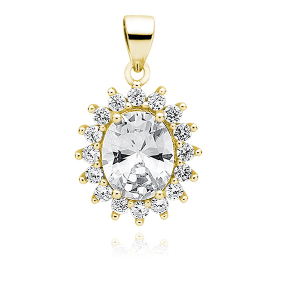 Olivie Stříbrný přívěsek GOLD 5448