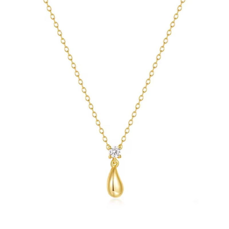 Olivie Stříbrný náhrdelník KAPKA GOLD 9066