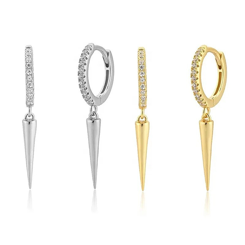 Olivie Stříbrné náušnice OSTEN 9081 Barva: Zlatá