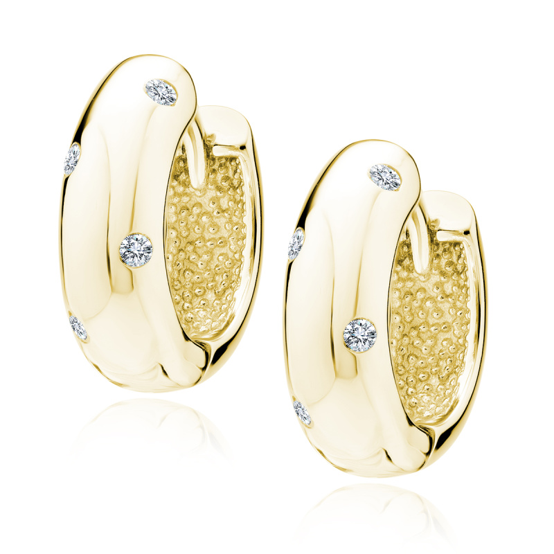 Olivie Stříbrné malé kroužky GOLD 9194