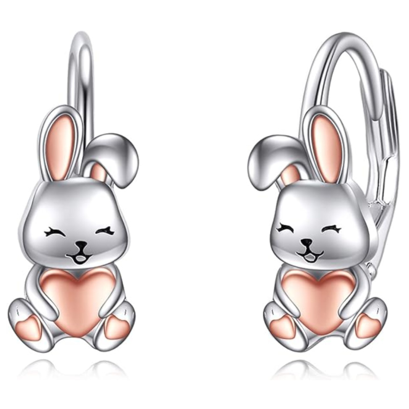 Olivie Stříbrné náušnice KRÁLÍK 9225