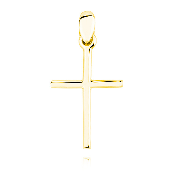 Olivie Stříbrný přívěsek KŘÍŽEK GOLD 5903