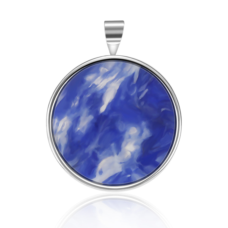 Olivie Stříbrný přívěsek BLUE SODALIT 6015