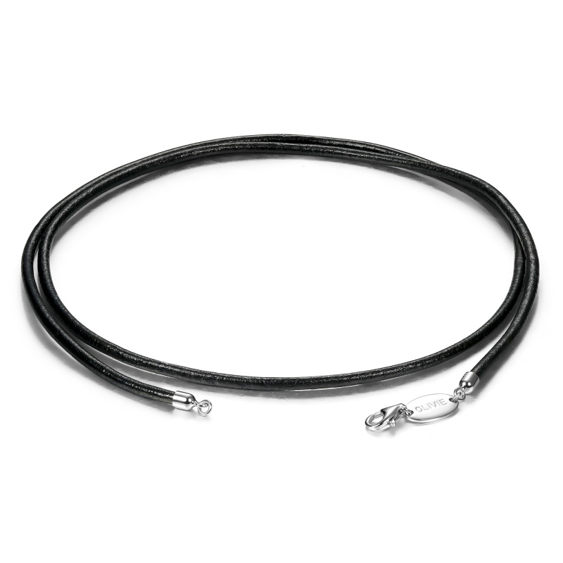 Olivie Kožená šňůrka 65cm se stříbrným zapínáním 6023