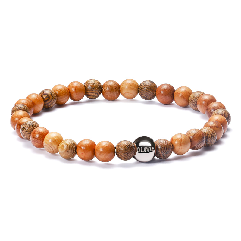 Olivie Korálkový náramek WOOD 6052