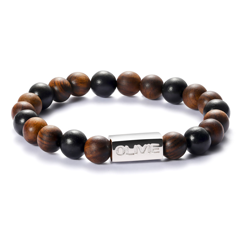Olivie Korálkový náramek WOOD 6065