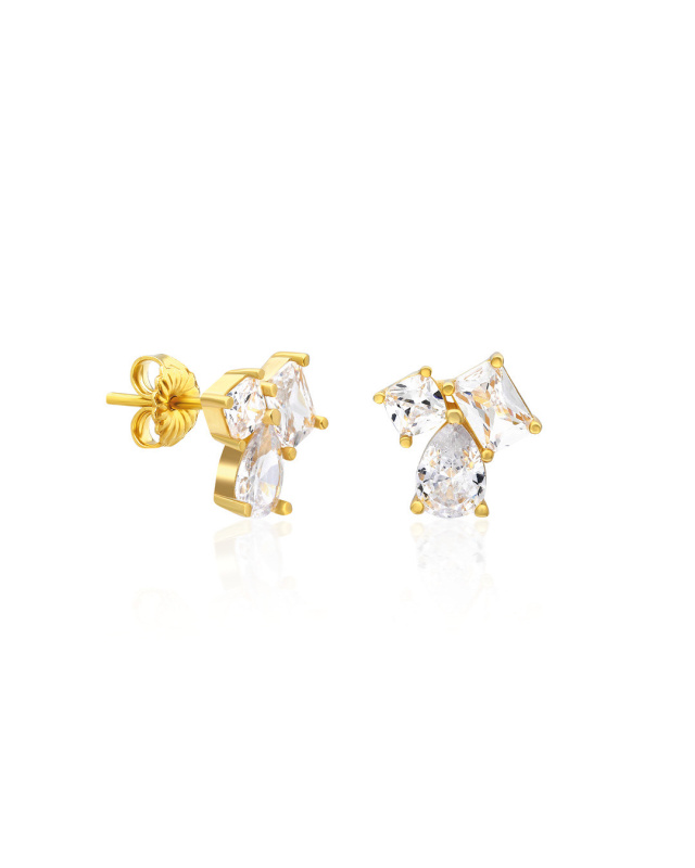 Olivie Stříbrné náušnice GLORIA GOLD 7231