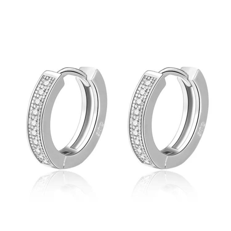 Olivie Stříbrné 12mm KROUŽKY 7273