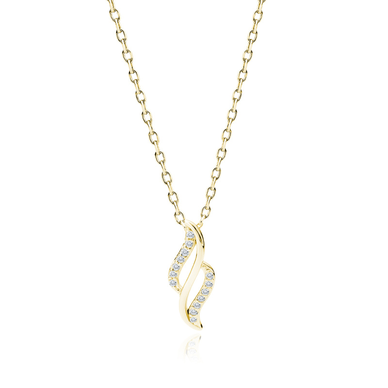 Olivie Stříbrný náhrdelník MAGIC GOLD 7411