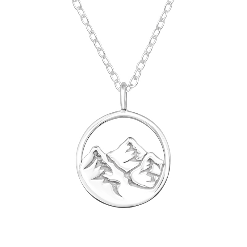 Olivie Stříbrný náhrdelník SILVER MOUNTAIN 7664