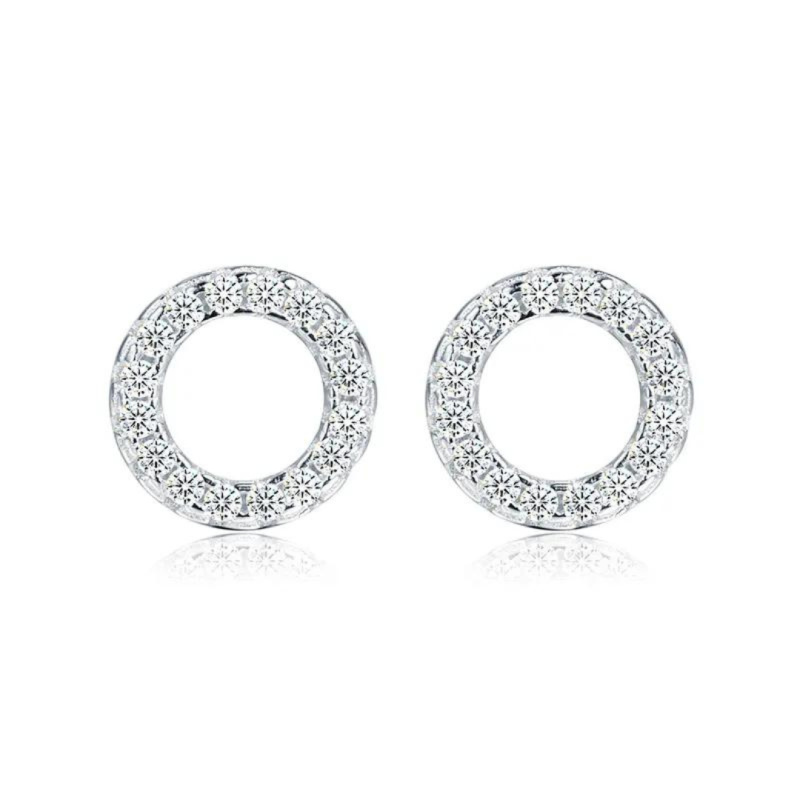 Olivie Stříbrné náušnice KRUH 7744
