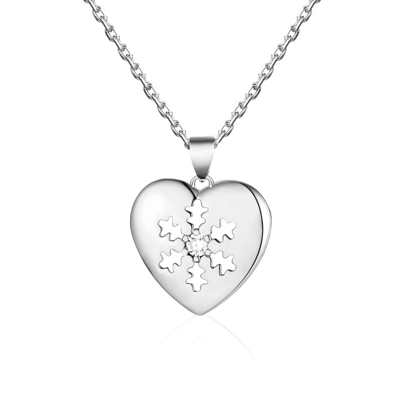 Olivie Stříbrný náhrdelník SRDÍČKO 7994