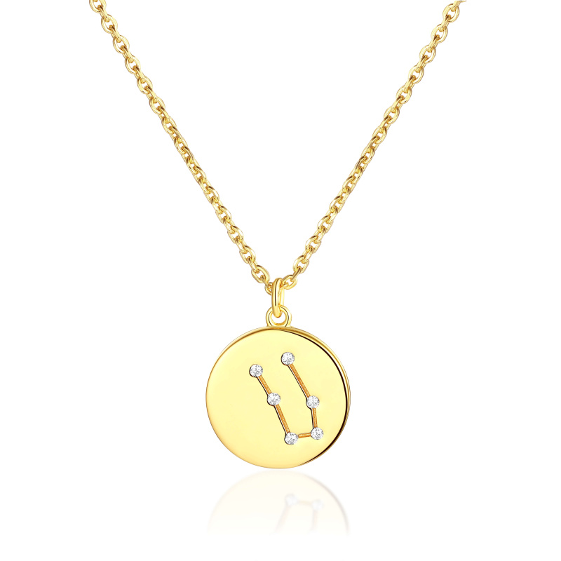 Olivie Stříbrný náhrdelník BLÍŽENCI GOLD 8015