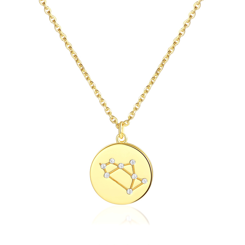 Olivie Stříbrný náhrdelník STŘELEC GOLD 8021