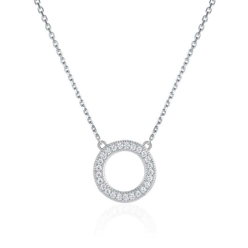 Olivie Stříbrný náhrdelník KRUH 8060
