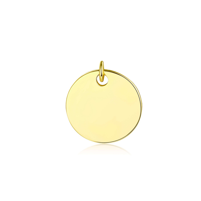 Olivie Stříbrný přívěsek KRUH GOLD 8081