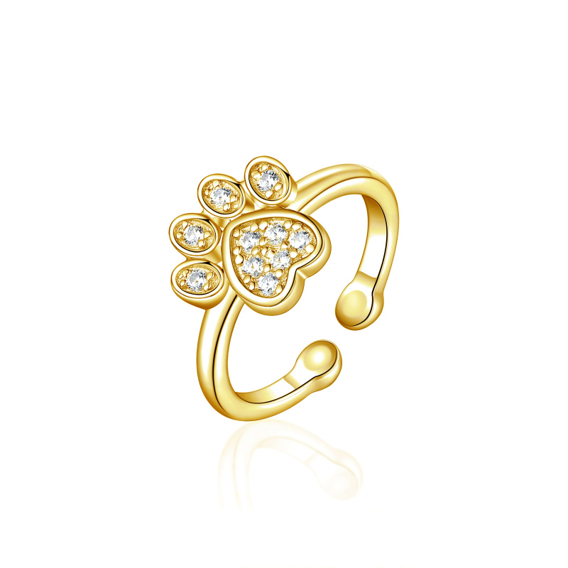 Olivie Dětský prstýnek TLAPKA GOLD 8099