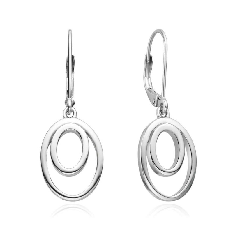 Olivie Stříbrné náušnice AURA 8336