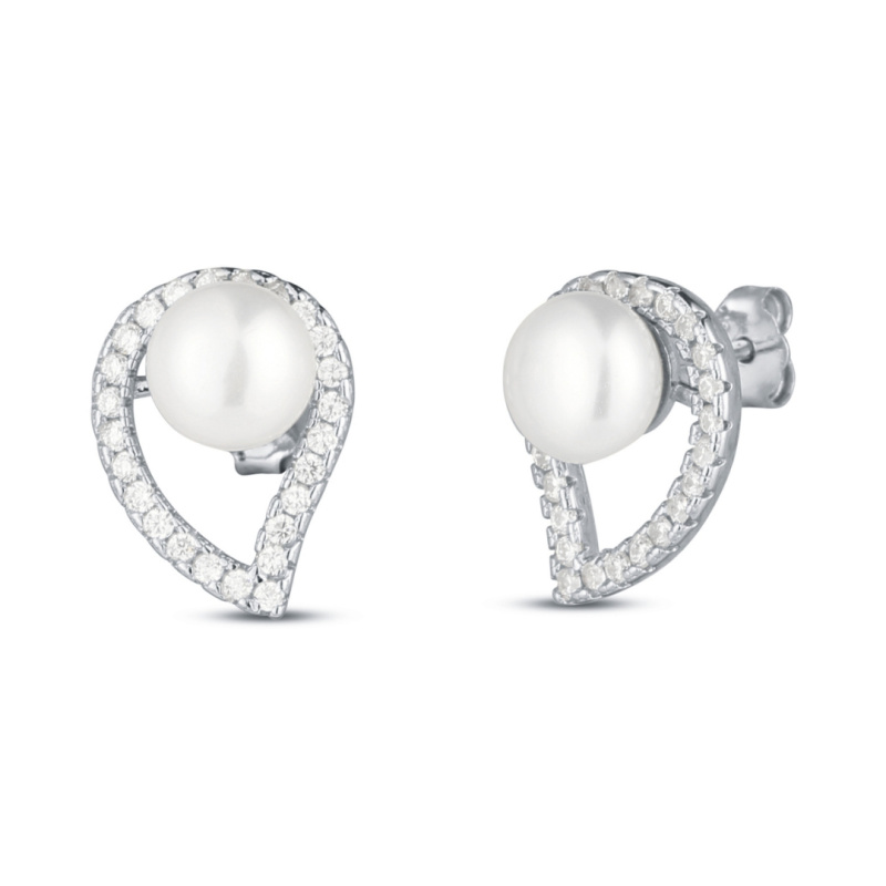 Olivie Stříbrné náušnice PERLA 8437