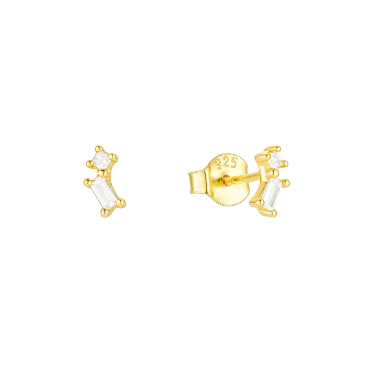 Olivie Stříbrné náušnice PATRICIE GOLD 8827
