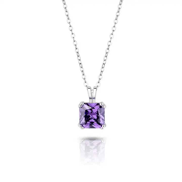Olivie Stříbrný náhrdelník VIOLET 8472